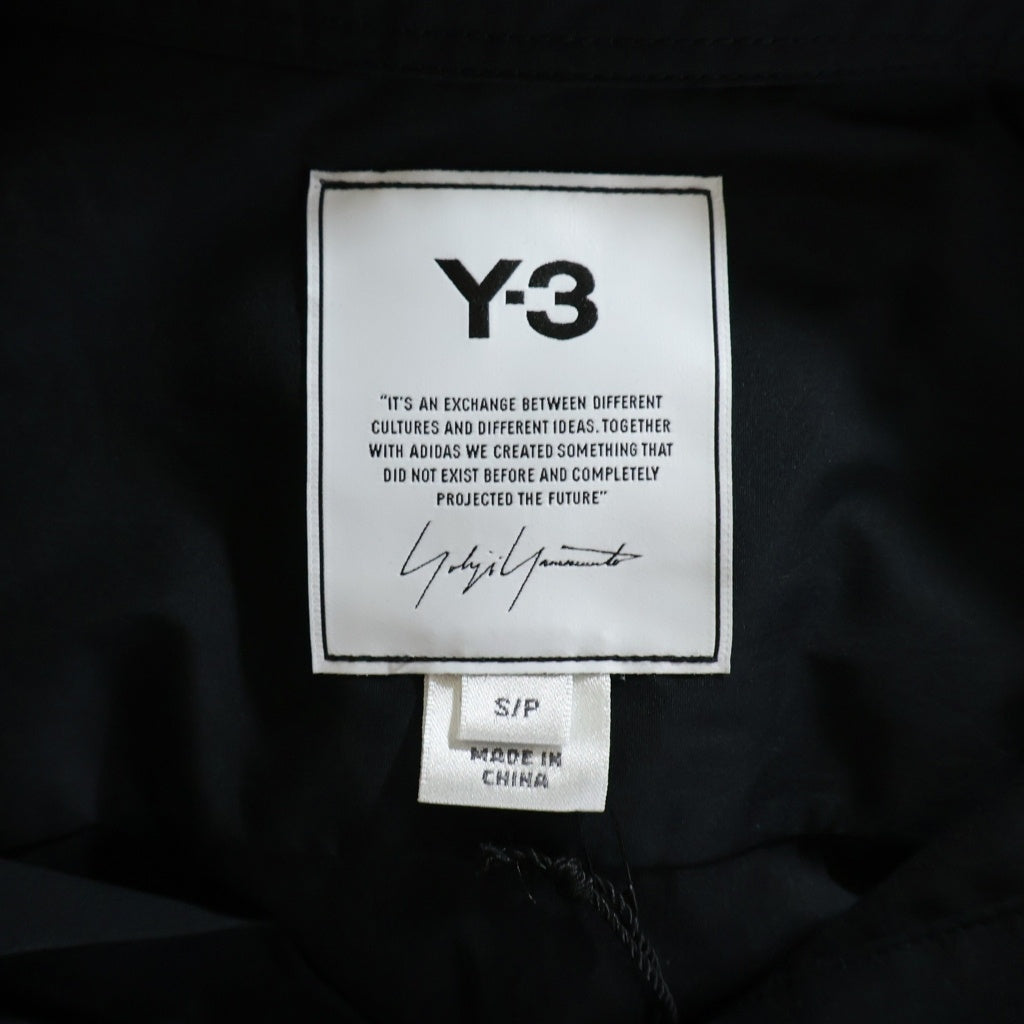 Y-3(ワイスリー) ナイロン切替 コート ブラック A2E001