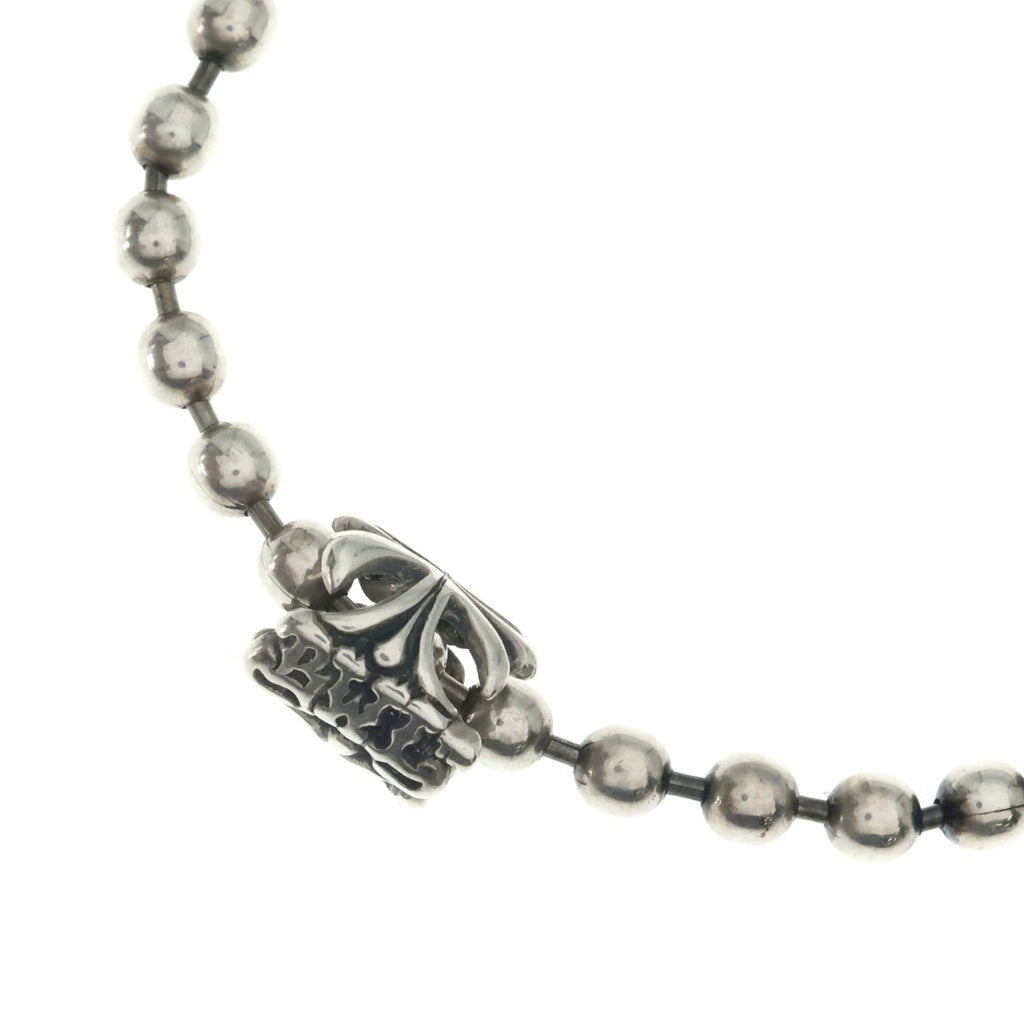 Bill Wall Leather/BWL(ビルウォールレザー) STAINLESS BALL CHAIN NECKLACE ロゴトップ ステンレス ボールチェーンネックレス 19inch シルバー -