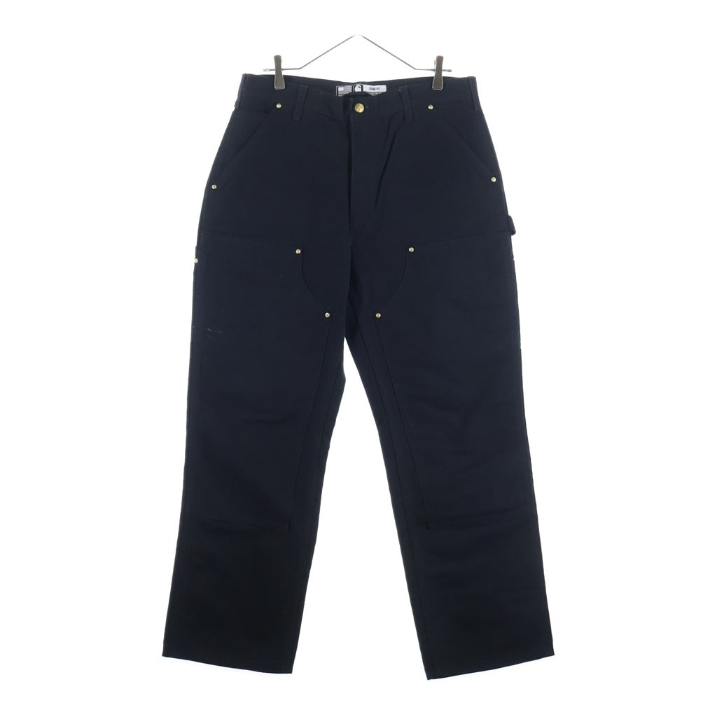 CARHARTT(カーハート) Double-Front Work Dungaree ダブルニーペインターパンツ B01 ブラック