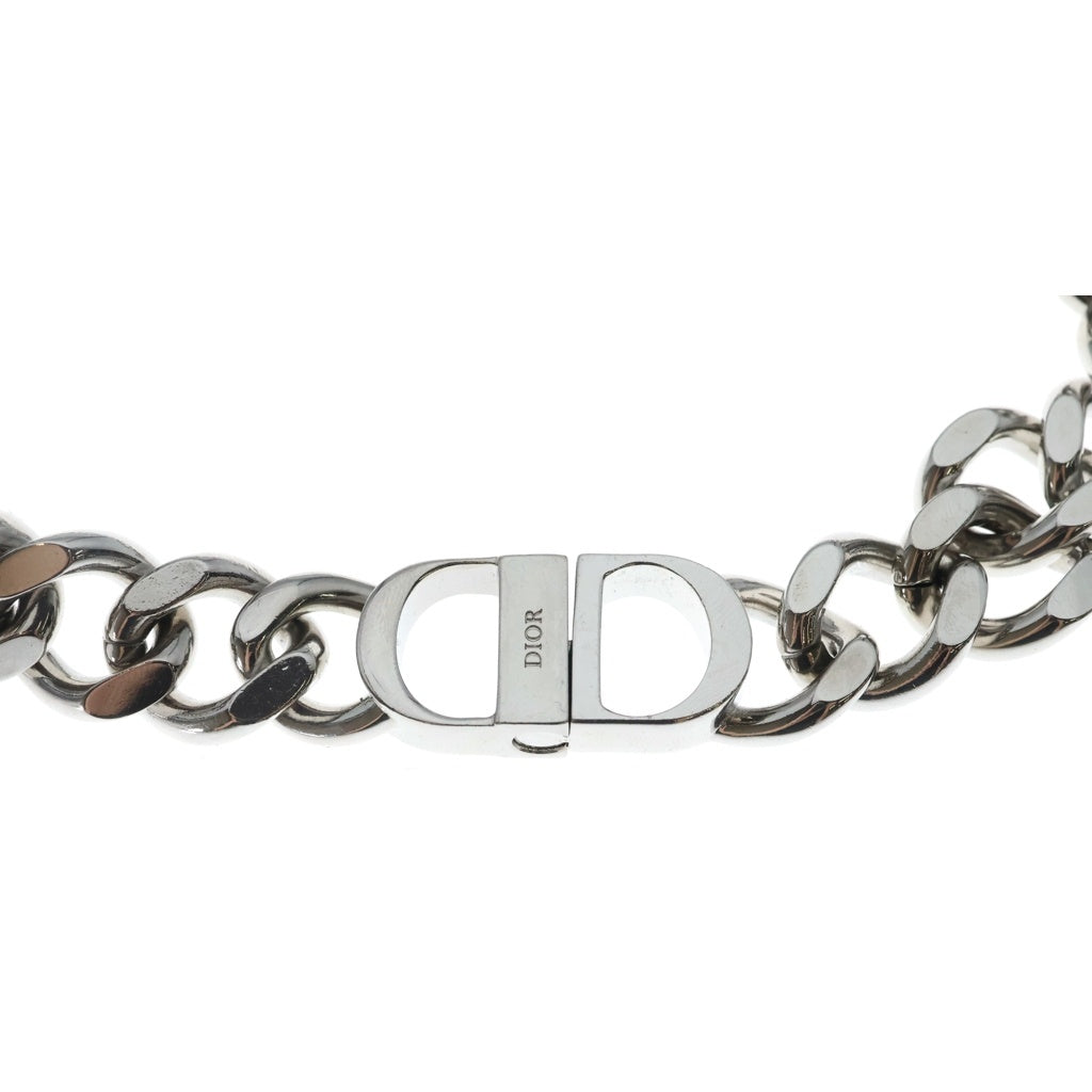 DIOR(ディオール) CDロゴ チェーン ネックレス シルバー - レディース