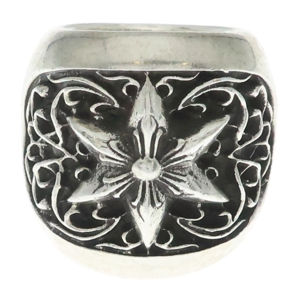 CHROME HEARTS(クロムハーツ) CLSSC OVAL STAR クラシックオーバルスター リング シルバー BCA341 -