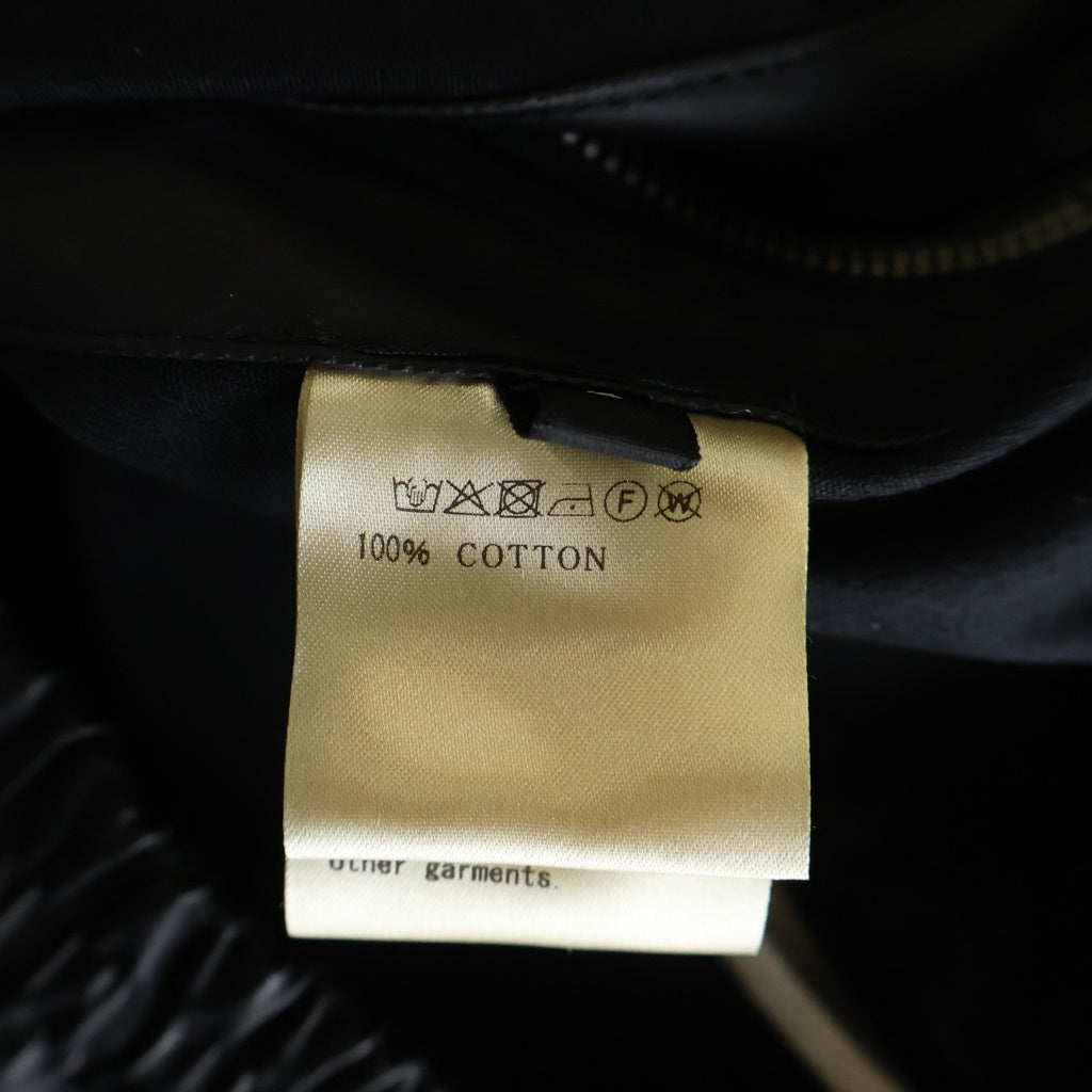 A.F ARTEFACT(エーエフアーティファクト) 26SS MATTE COATING ZIP WIDE PANTS ジップワイドパンツ ブラック -