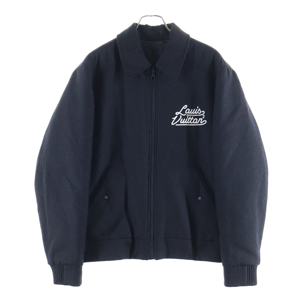 LOUIS VUITTON(ルイヴィトン) 22SS×NIGO ニゴー リバーシブルパテッドジャケット ブルゾン モノグラム/ハート ブラック RM221M XHX HMB07E