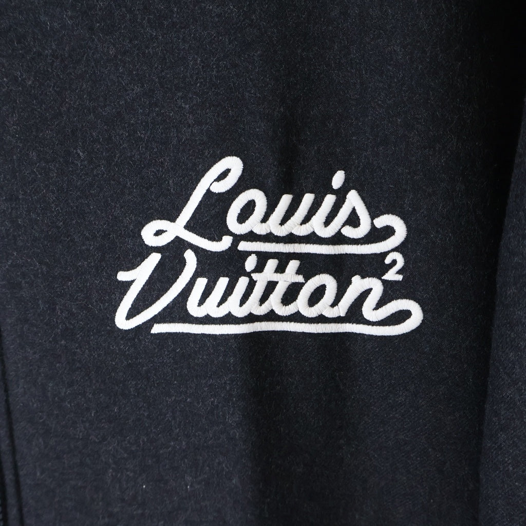 LOUIS VUITTON(ルイヴィトン) 22SS×NIGO ニゴー リバーシブルパテッドジャケット ブルゾン モノグラム/ハート ブラック RM221M XHX HMB07E