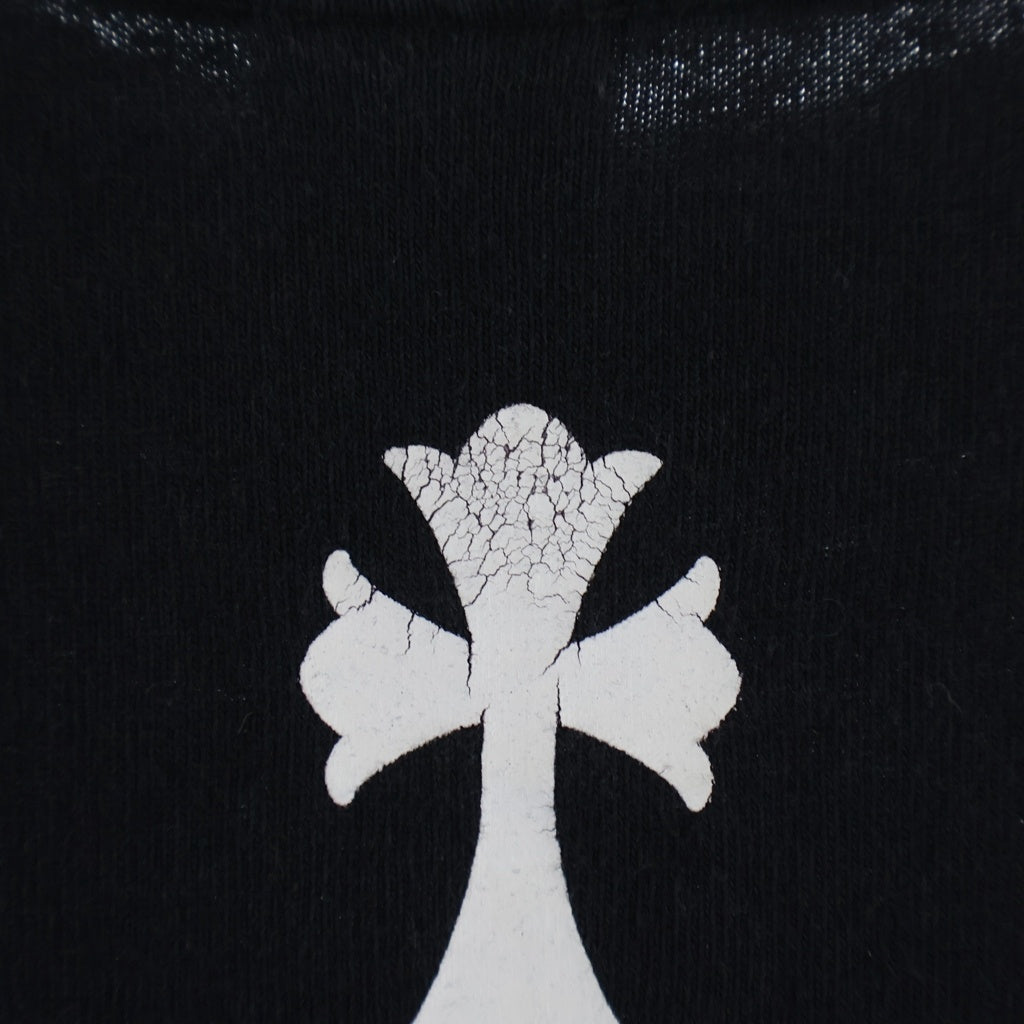 CHROME HEARTS(クロムハーツ) タイヤトラック クロスプリント 半袖Tシャツカットソー ブラック -