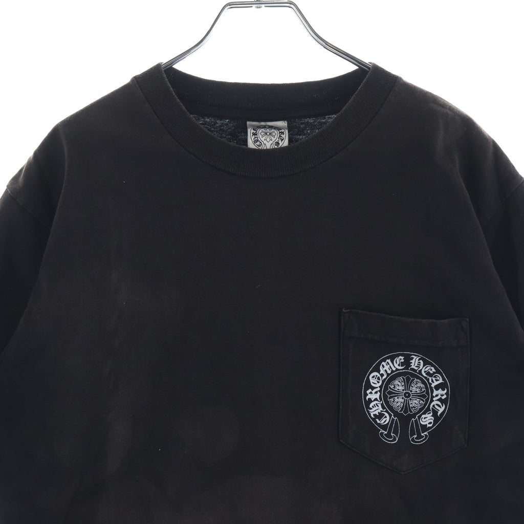CHROME HEARTS(クロムハーツ) OLD S/S オールド バックセメタリークロスプリント 半袖Tシャツカットソー ブラック -