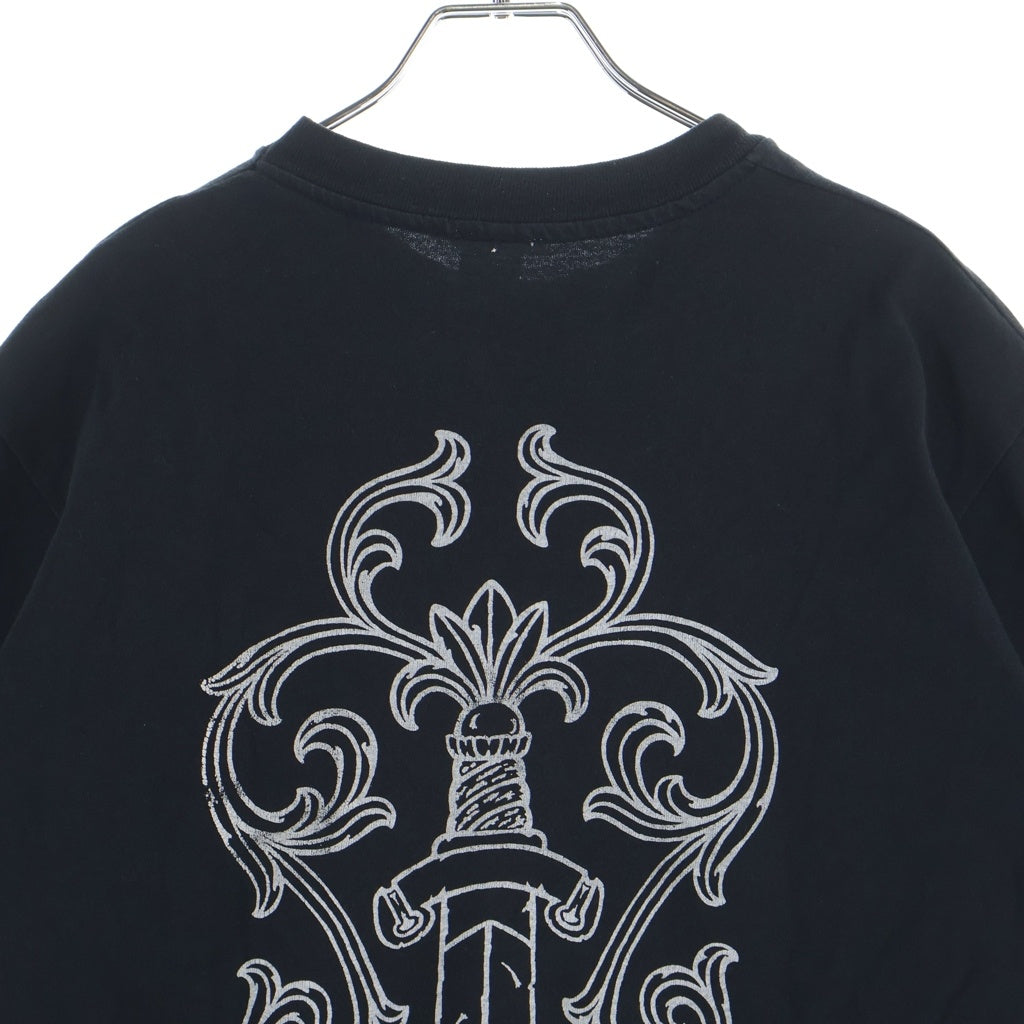 CHROME HEARTS(クロムハーツ) OLD S/S TEE オールド マックスフィールド バックダガープリント半袖Tシャツカットソー ブラック -