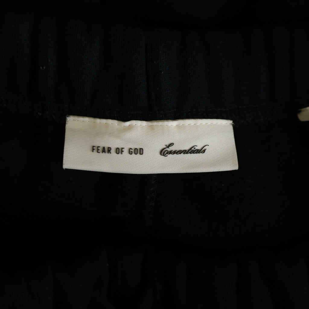 FEAR OF GOD ESSENTIALS(フィアオブゴッド エッセンシャルズ) LOGO SWEAT PANTS ロゴ刺繍 スウェットパンツ ブラック -