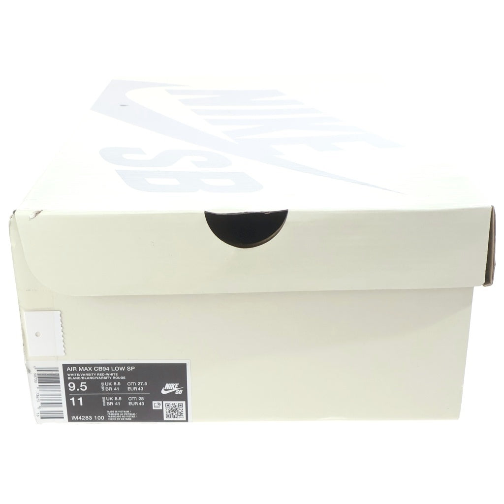 SUPREME(シュプリーム) 26SS ×AIR MAX 2 CB 94 LOW IM4283-100 ナイキエスビー エアマックス2 ローカットスニーカー ホワイト US9.5/27.5cm
