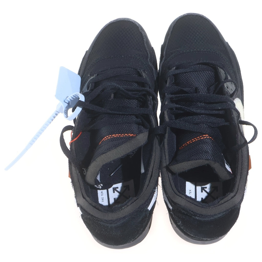 NIKE(ナイキ) ×OFF-WHITE AIR MAX 90 BLACK/BLACK-CONE-WHITE オフホワイト エアマックス90 ローカットスニーカー ブラック US9.5/27.5cm AA7293-001