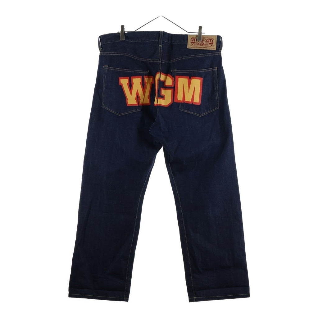 A BATHING APE(アベイシングエイプ) SHARK DENIM WGM シャークペイント デニムパンツ インディゴ