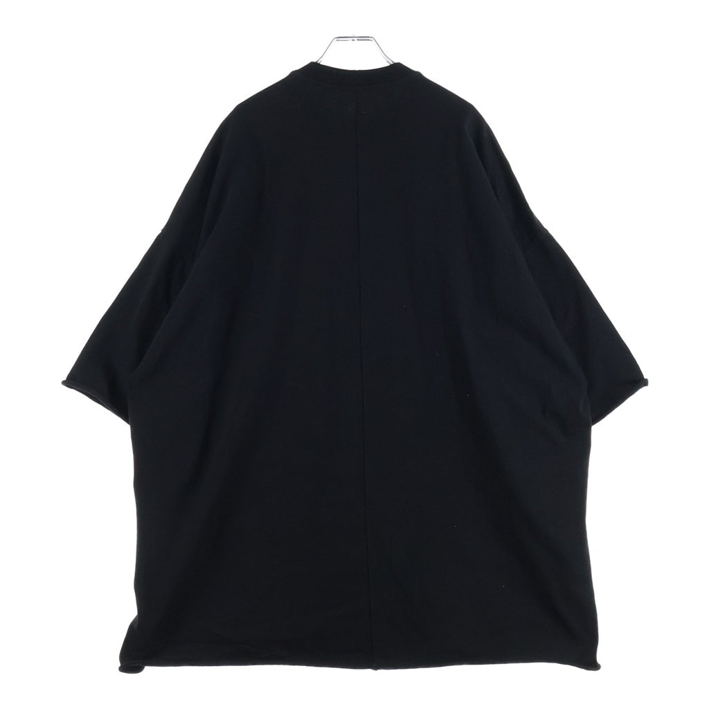 Rick Owens(リックオウエンス) 25SS TOMMY TEE オーバーサイズ半袖Tシャツカットソー ブラック RU01E5283-BA