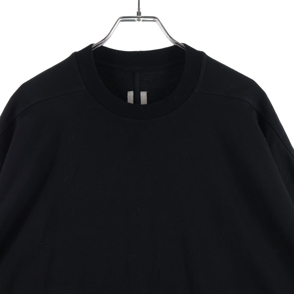 Rick Owens(リックオウエンス) 25SS TOMMY TEE オーバーサイズ半袖Tシャツカットソー ブラック RU01E5283-BA