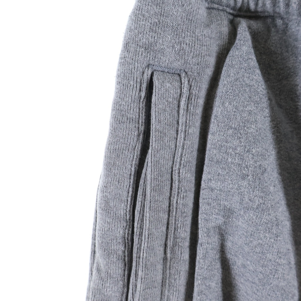 cvtvlist(カタリスト) BASIC ZIP SWEAT PANT ジップ スウェットパンツ グレー 2401030403