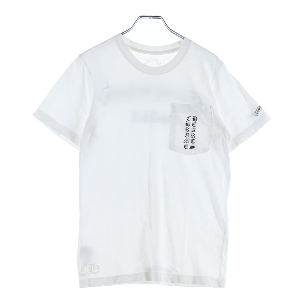 CHROME HEARTS(クロムハーツ) Osaka Back Scroll Label Logo S/S Tee 大阪限定 バックスクロールラベル半袖Tシャツ ホワイト