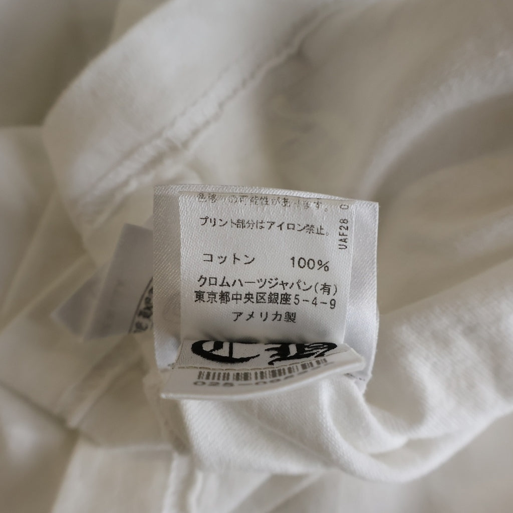 CHROME HEARTS(クロムハーツ) Osaka Back Scroll Label Logo S/S Tee 大阪限定 バックスクロールラベル半袖Tシャツ ホワイト