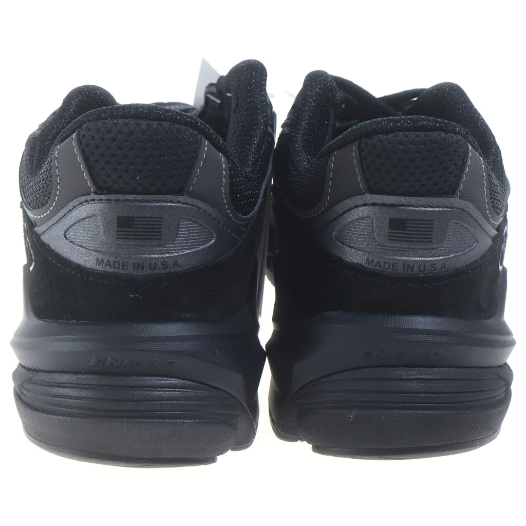 New Balance(ニューバランス) U990BB6 USA製 TRIPLE BLACK スエード メッシュ ローカット スニーカー ブラック US9.5/27.5cm