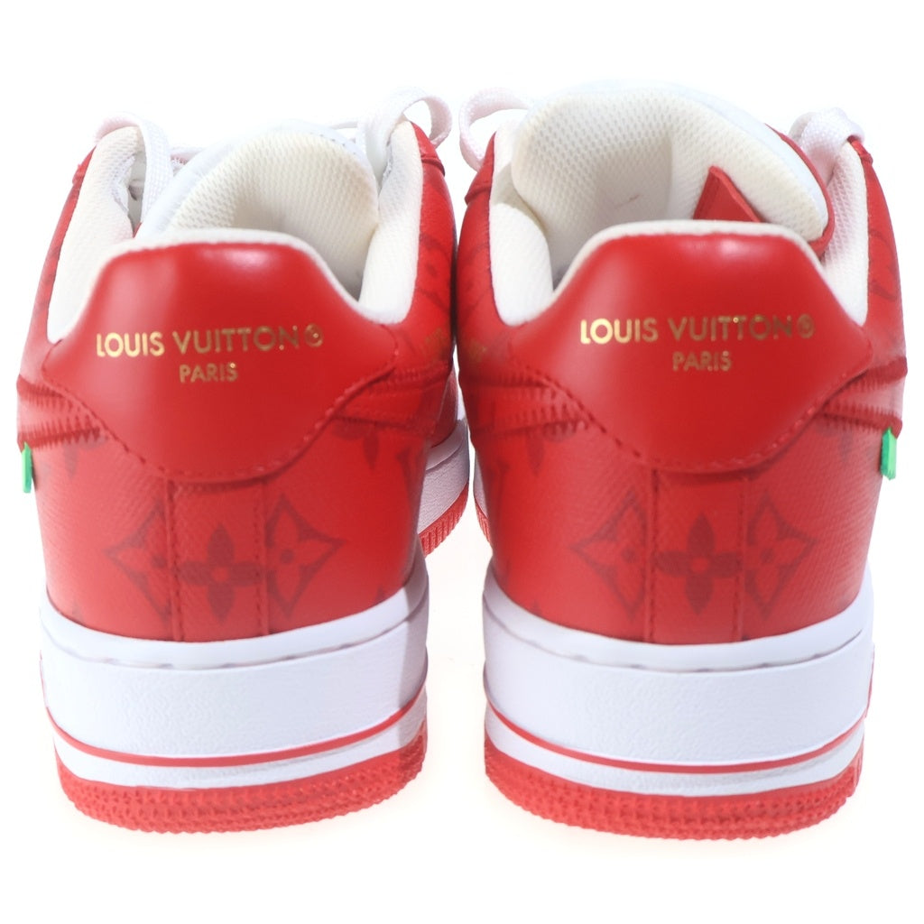 LOUIS VUITTON(ルイヴィトン) ×NIKE AIR FORCE 1 LOW BY VIRGIL ABLOH WHITE & COMET RED LD0232 エアフォース ローカットスニーカー US7.5/25.5cm