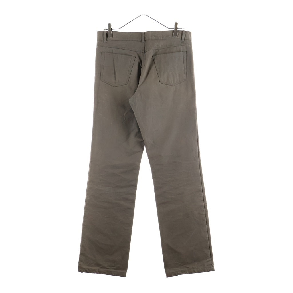 RAF SIMONS(ラフシモンズ) 02AW Virginia Creeper期 STRAIGHT PANTS ストレートパンツ カーキ