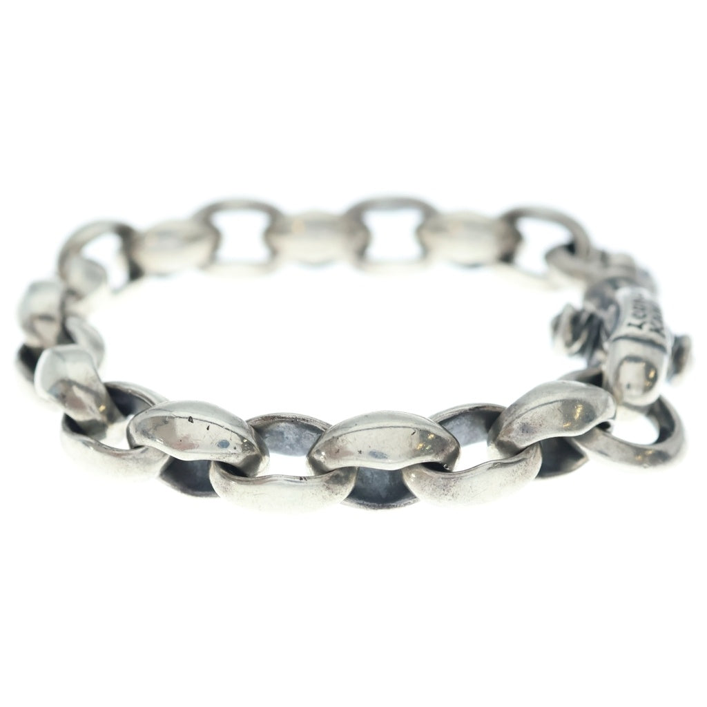 LONE ONES(ロンワンズ) SILK PLAIN CIRCLE BRACELET シルク リンク プレーンサークルブレスレット M シルバー