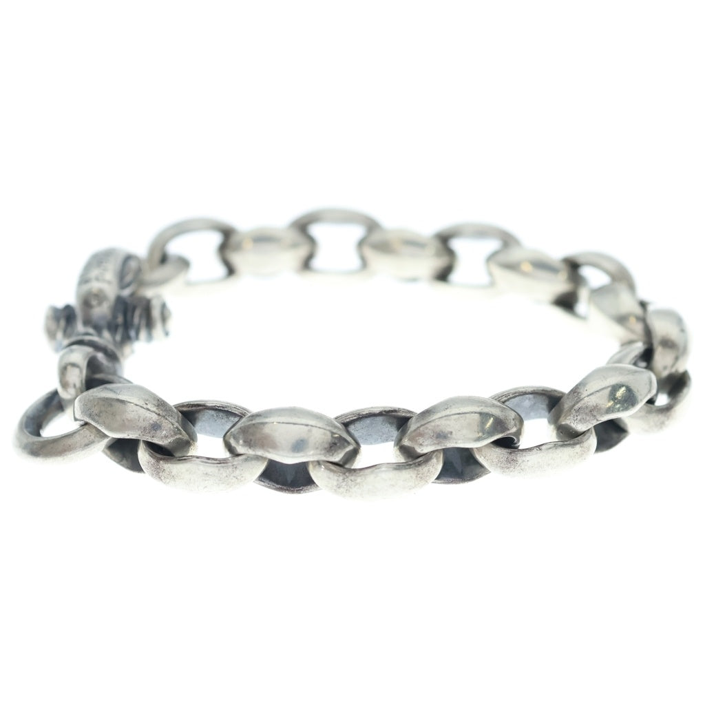 LONE ONES(ロンワンズ) SILK PLAIN CIRCLE BRACELET シルク リンク プレーンサークルブレスレット M シルバー