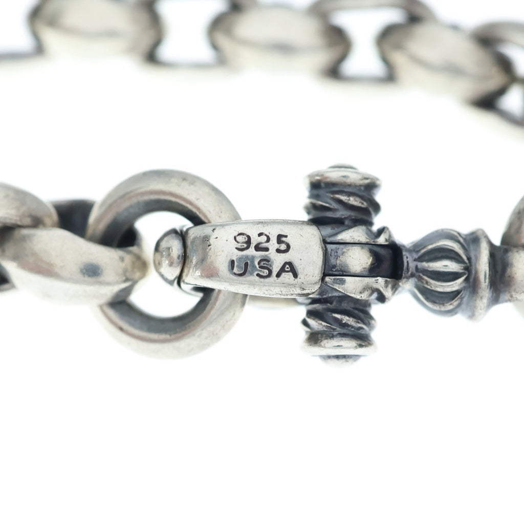 LONE ONES(ロンワンズ) SILK PLAIN CIRCLE BRACELET シルク リンク プレーンサークルブレスレット M シルバー