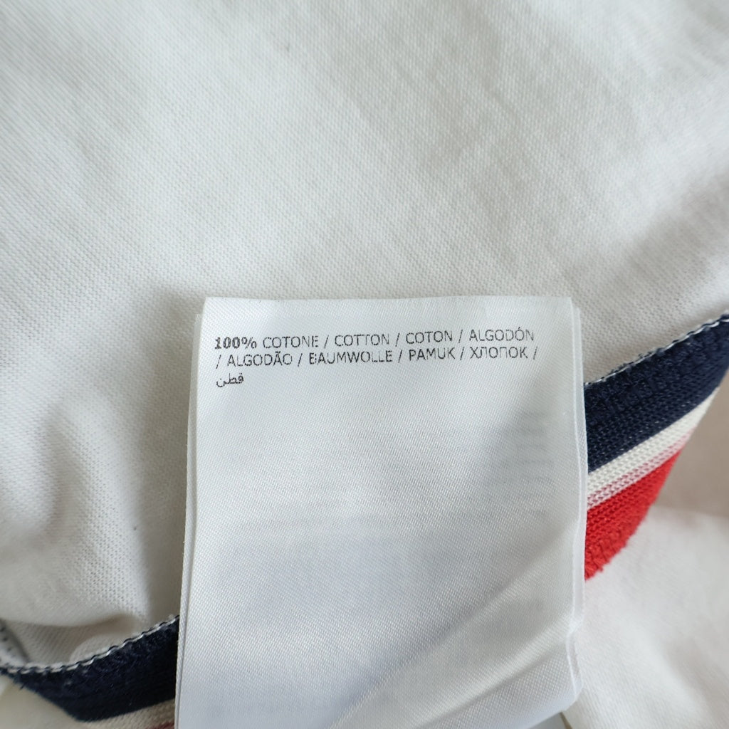 MONCLER(モンクレール) MAGLIA T-SHIRT ロゴワッペン 半袖Tシャツ ホワイト D10918001300