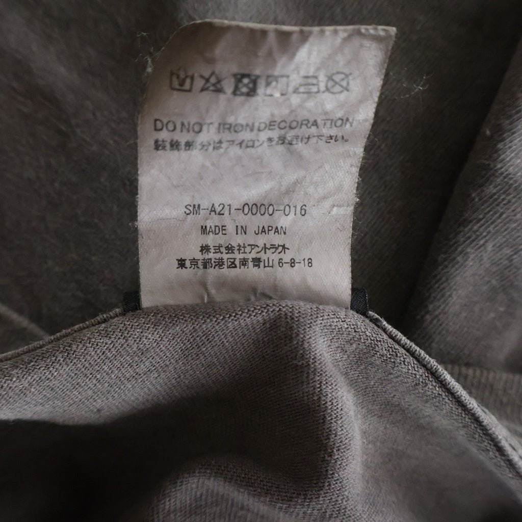 SAINT MICHAEL(セントマイケル) 21AW SHEEP GORILLA L/S TEE 長袖Tシャツカットソー ブラック SM-A21-0000-016