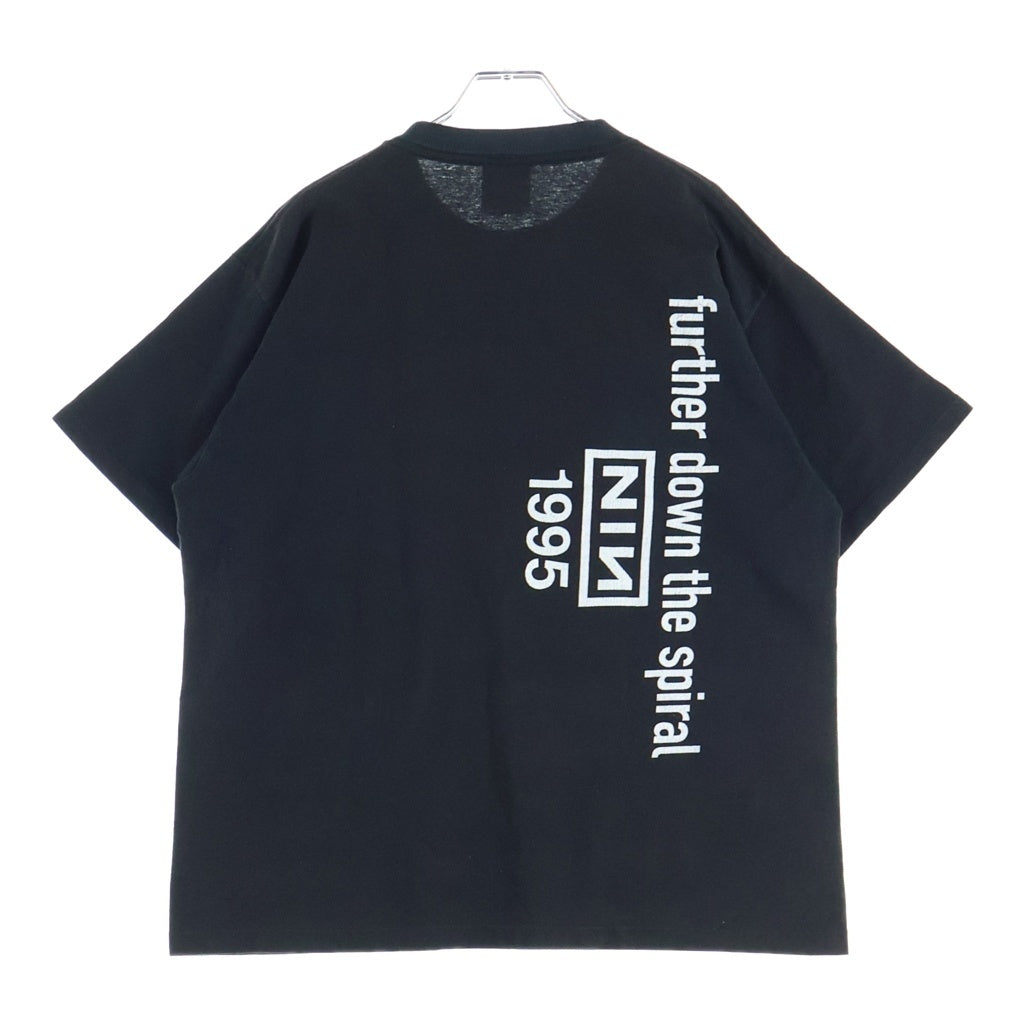 VINTAGE(ヴィンテージ) NINE INCH NAILS FURTHER DOWN THE SPIRAL ナインインチネイルズ 半袖Tシャツカットソー ブラック