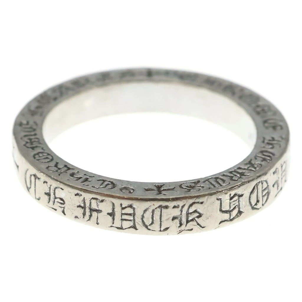 CHROME HEARTS(クロムハーツ) 18KWG 3mm SPACER FUCK YOU スペーサーファックユーリング ホワイトゴールド