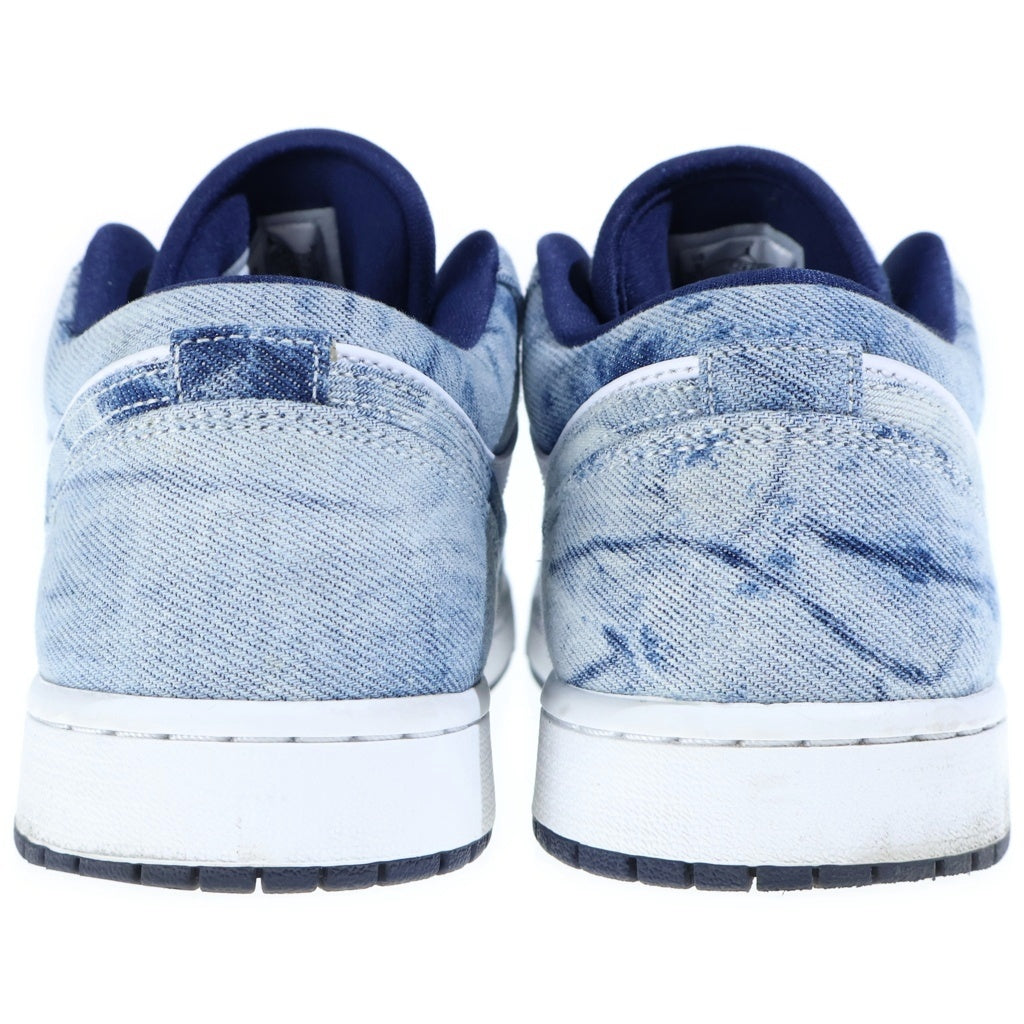 NIKE(ナイキ) AIR JORDAN 1 LOW WASHED DENIM CZ8455-100 エアジョーダン1 SE ウォッシュドデニム ローカットスニーカー インディゴ/ホワイト US9/27cm