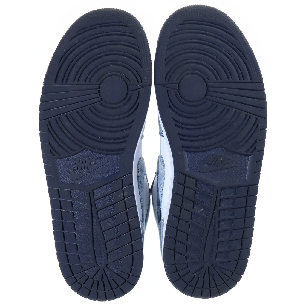 NIKE(ナイキ) AIR JORDAN 1 LOW WASHED DENIM CZ8455-100 エアジョーダン1 SE ウォッシュドデニム ローカットスニーカー インディゴ/ホワイト US9/27cm