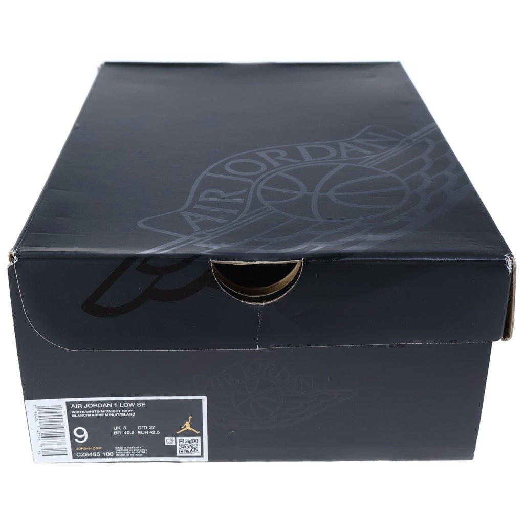 NIKE(ナイキ) AIR JORDAN 1 LOW WASHED DENIM CZ8455-100 エアジョーダン1 SE ウォッシュドデニム ローカットスニーカー インディゴ/ホワイト US9/27cm