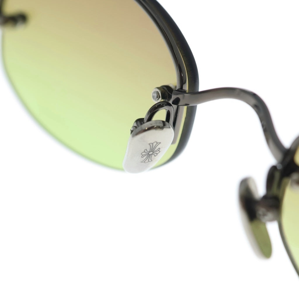 CHROME HEARTS(クロムハーツ) RAZZLE TITANIUM リムレス サイドダガー サングラス 眼鏡 オリーブ