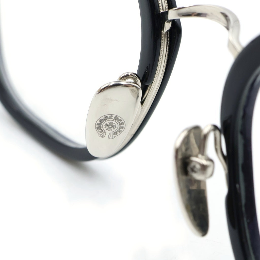 CHROME HEARTS(クロムハーツ) STRAPADICTOME ストラパディクトム ウエリントン サングラス 眼鏡 アイウェア ブラック/シルバー