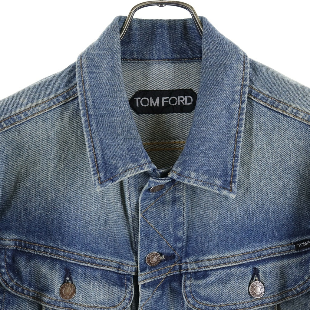 TOM FORD(トムフォード) Selvedge Denim Icon Jacket セルビッチ デニムジャケット インディゴ DJI001 DMC063S25