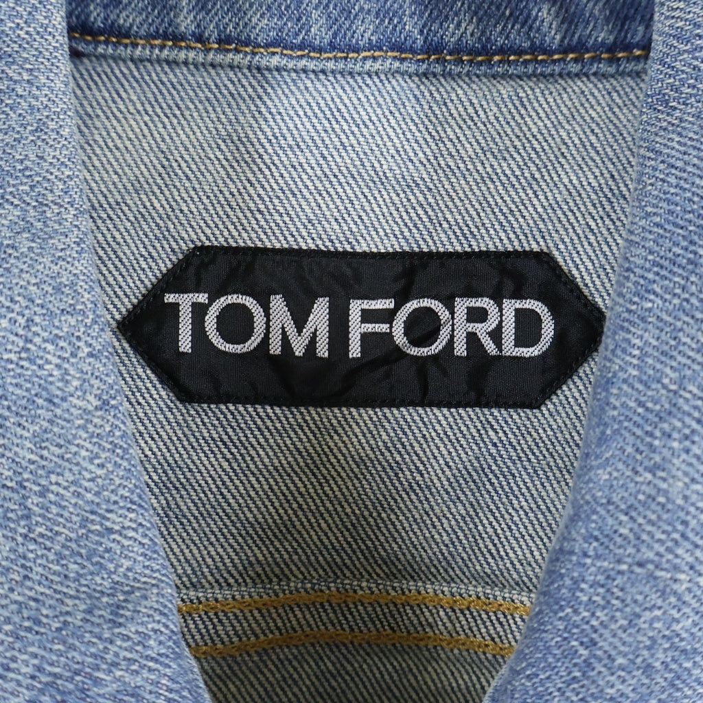 TOM FORD(トムフォード) Selvedge Denim Icon Jacket セルビッチ デニムジャケット インディゴ DJI001 DMC063S25