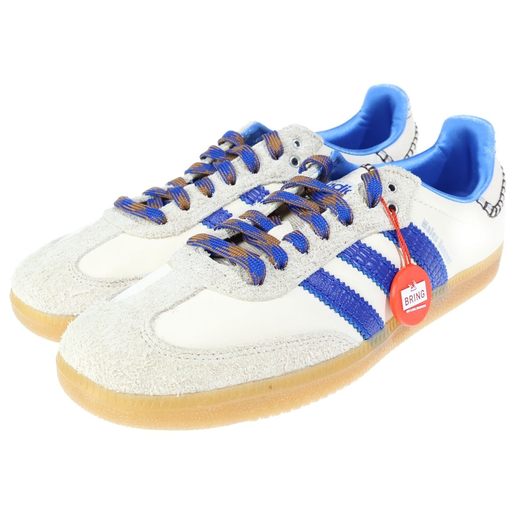 adidas(アディダス) ×Wales Bonner Nylon Samba ウェールズボナー ナイロンサンバ ローカットスニーカー ベージュ/ブルー US9/27.0cm IH7756
