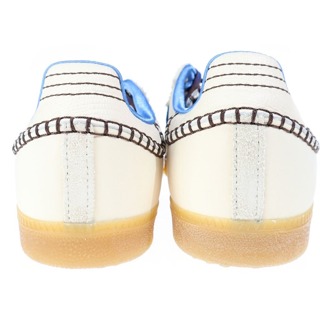 adidas(アディダス) ×Wales Bonner Nylon Samba ウェールズボナー ナイロンサンバ ローカットスニーカー ベージュ/ブルー US9/27.0cm IH7756