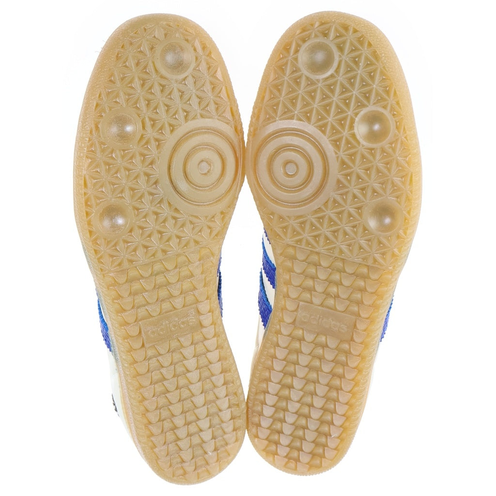 adidas(アディダス) ×Wales Bonner Nylon Samba ウェールズボナー ナイロンサンバ ローカットスニーカー ベージュ/ブルー US9/27.0cm IH7756