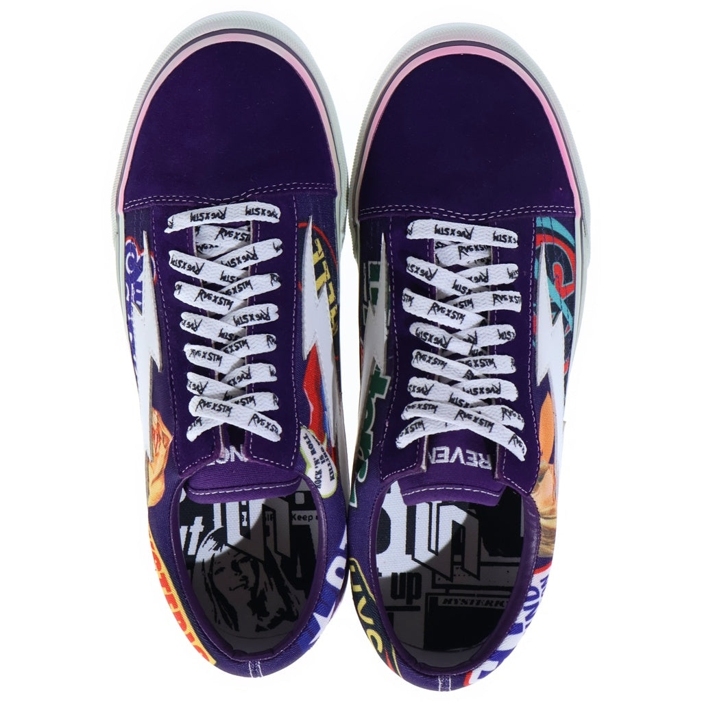 HYSTERIC GLAMOUR(ヒステリックグラマー) ×REVENGE X STORM リベンジストーム ローカットスニーカー パープル