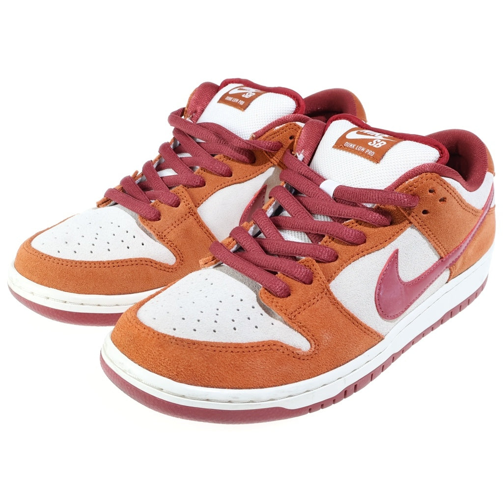NIKE(ナイキ) DUNK LOW PRO DARK RUSSET CEDAR SB ダンク ロー プロ ダーク ラセット シダー ローカット スニーカー US9/27.0cm キャメル/グレー BQ6817-202