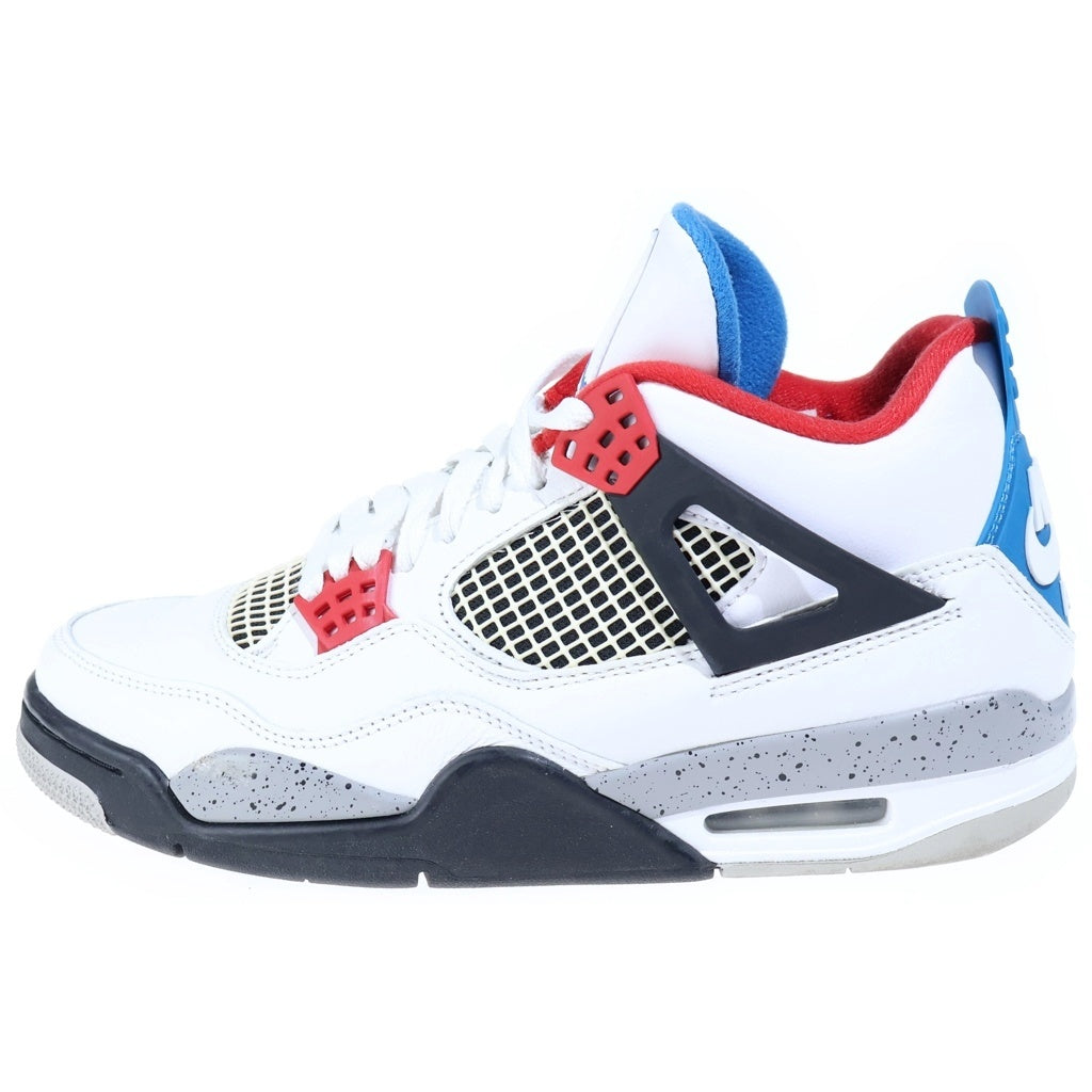 NIKE(ナイキ) AIR JORDAN RETRO SE WHAT THE 4 エアジョーダン4 レトロ ワットザ4 ハイカットスニーカー ホワイト US9/27cm CI1184-146