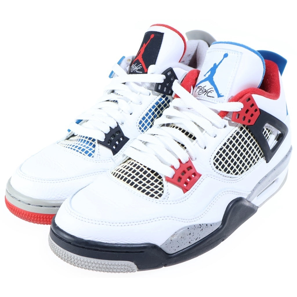 NIKE(ナイキ) AIR JORDAN RETRO SE WHAT THE 4 エアジョーダン4 レトロ ワットザ4 ハイカットスニーカー ホワイト US9/27cm CI1184-146