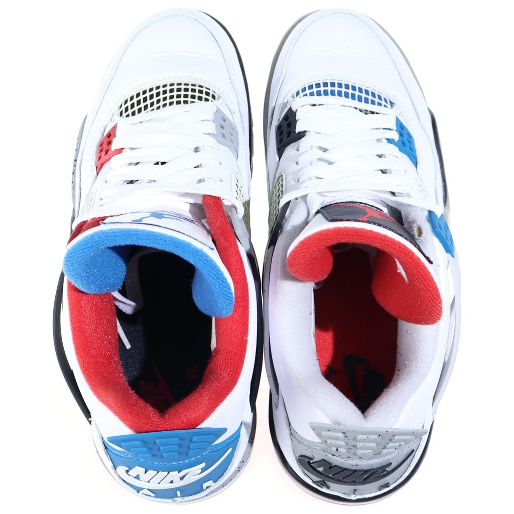 NIKE(ナイキ) AIR JORDAN RETRO SE WHAT THE 4 エアジョーダン4 レトロ ワットザ4 ハイカットスニーカー ホワイト US9/27cm CI1184-146