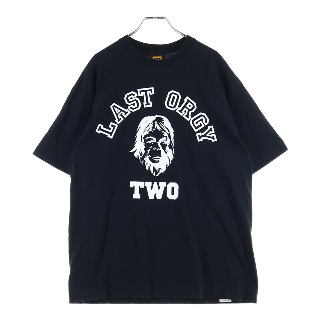 UNDERCOVER(アンダーカバー) ×HUMAN MADE ヒューマンメイド LAST ORGY2 ラストオージー2 半袖Tシャツカットソー ブラック UC1B9807-2