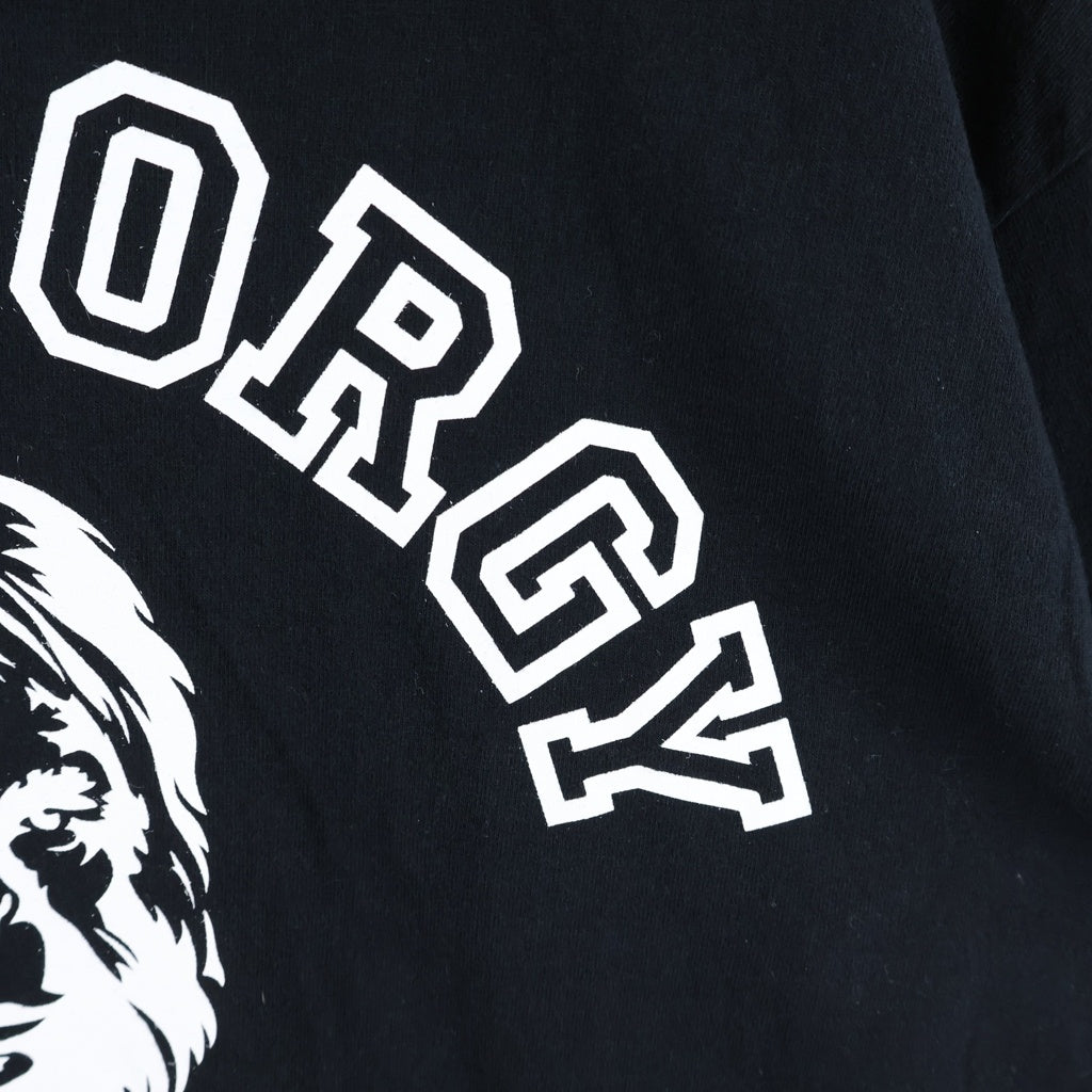 UNDERCOVER(アンダーカバー) ×HUMAN MADE ヒューマンメイド LAST ORGY2 ラストオージー2 半袖Tシャツカットソー ブラック UC1B9807-2