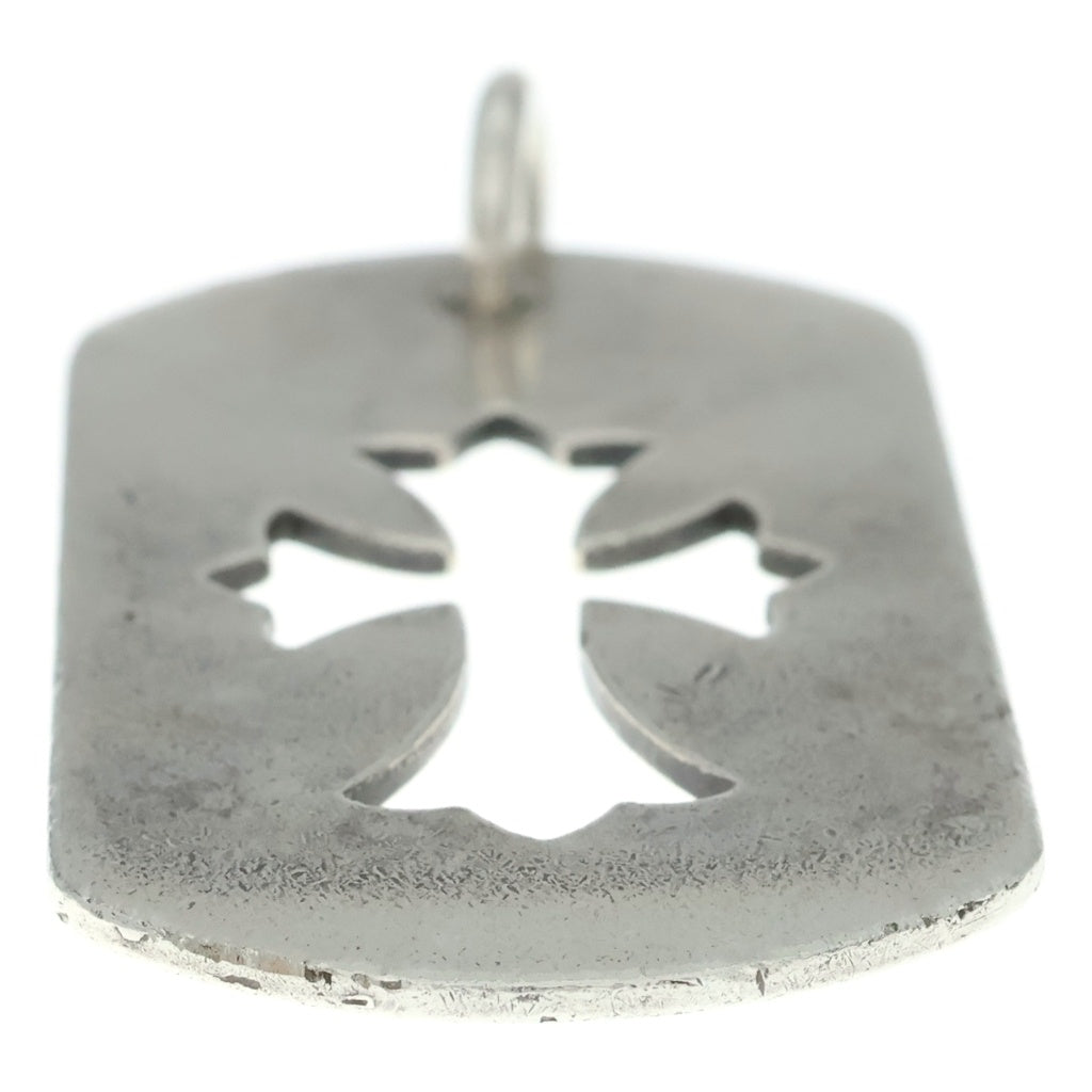CHROME HEARTS(クロムハーツ) D TAG LRG CO CRS カットアウトクロスドッグタグ ラージ ペンダントトップ シルバー BCA239