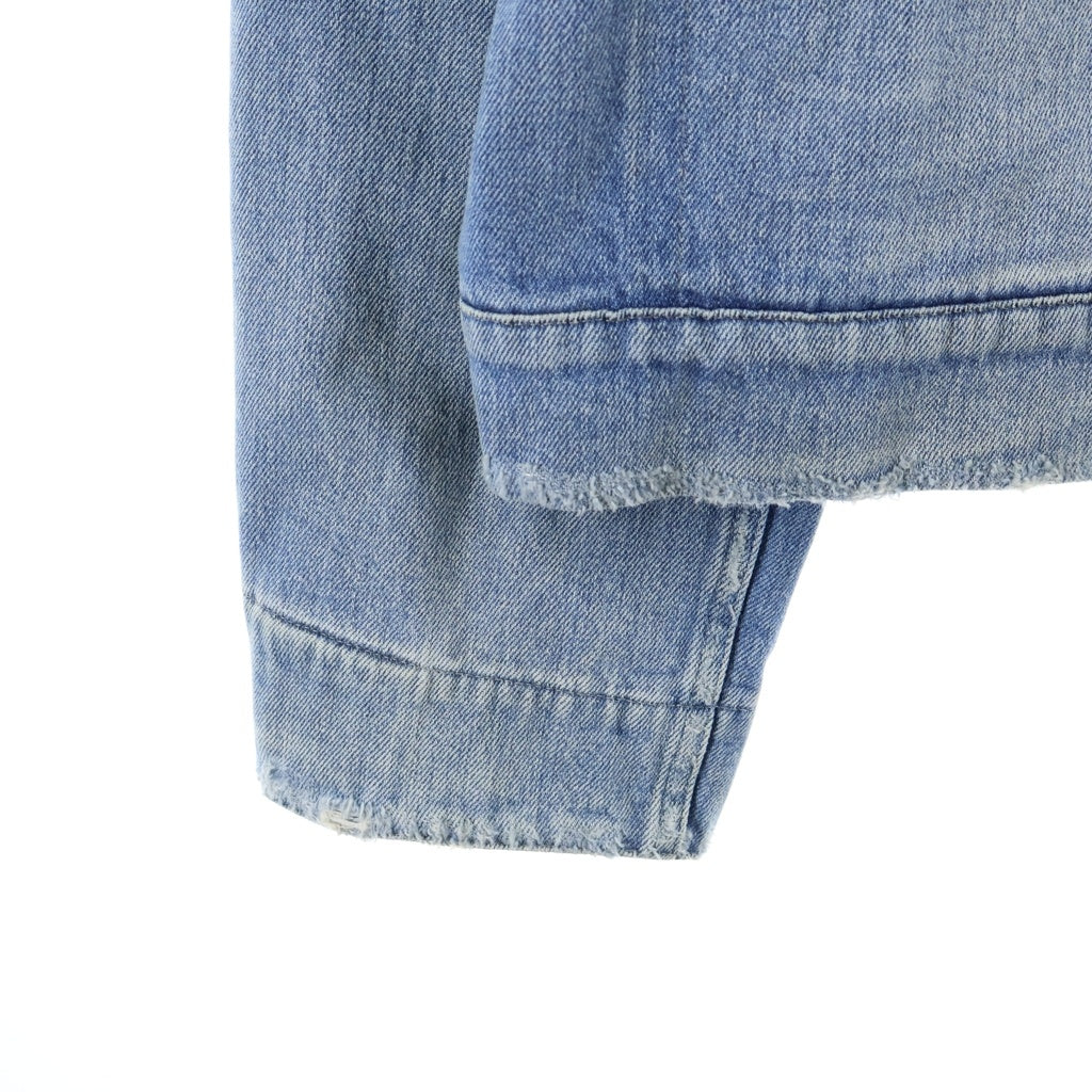 Maison Margiela(メゾンマルジェラ) 25SS SPORTSJACKET スポーツジャケット 襟コーデュロイジップデニムジャケット インディゴ S50AM0636-S30383