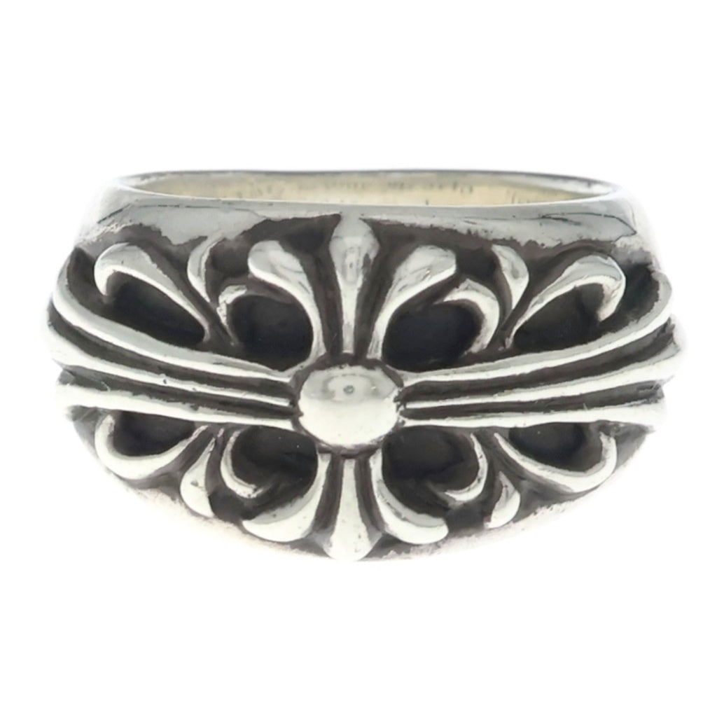CHROME HEARTS(クロムハーツ) FLRL CRS フローラルクロス リング シルバー